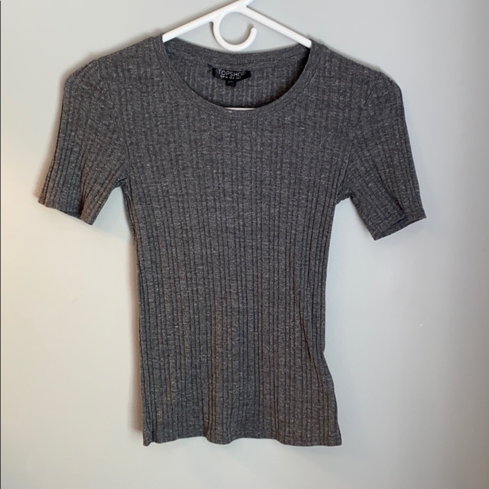 TOPSHOP GRAY SHIRT